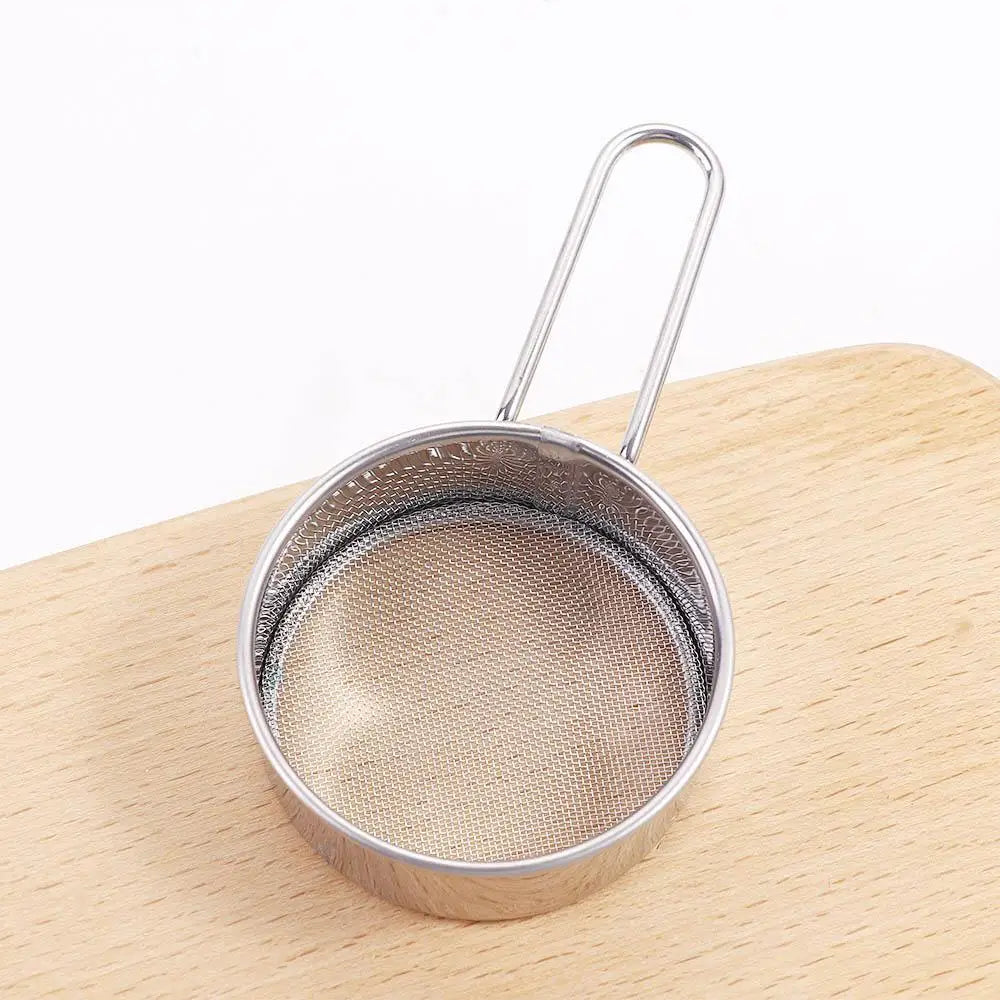 Stainless Steel Fine Mesh Flour Sieve Hand-Held Sifter