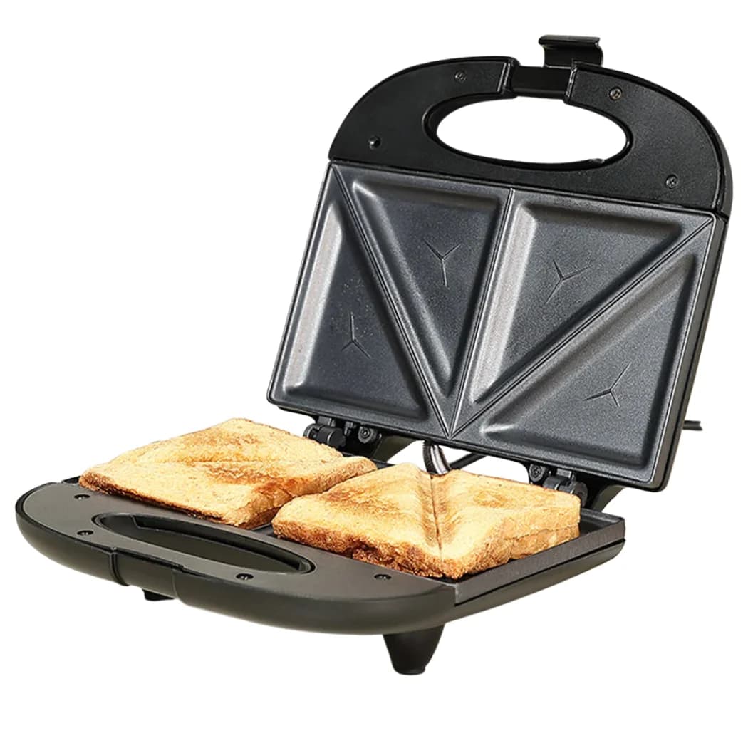 Borosil Klassy 800W Sandwich Maker - Elegant Mirror Finish