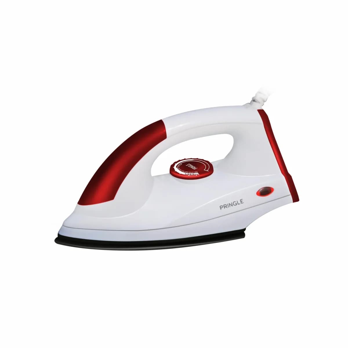 Pringle Luxe 1000W Lightweight Dry Iron - Red