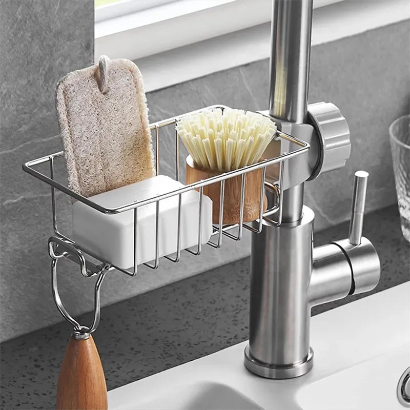 Stainless Steel Kitchen Faucet Rack