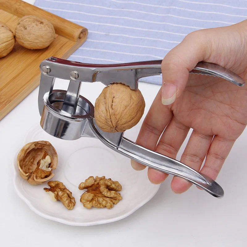 Stainless Steel Garlic Press: Manual Crusher and Mincer